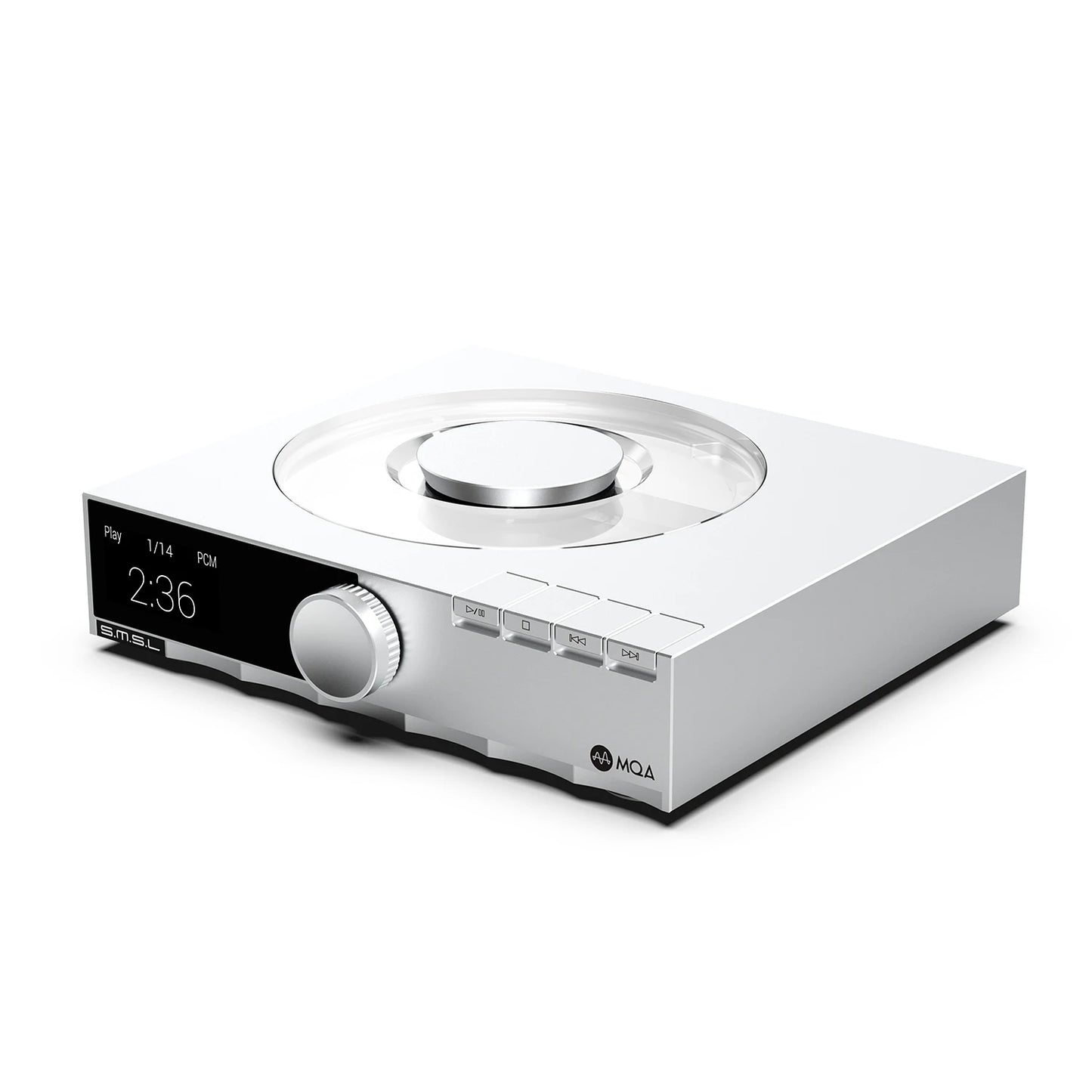 SMSL PL200T MQA-CD Transport Reference Level Digital Interface Functions P.A.S.S Servo System Lid-Open Playback Mod CNC