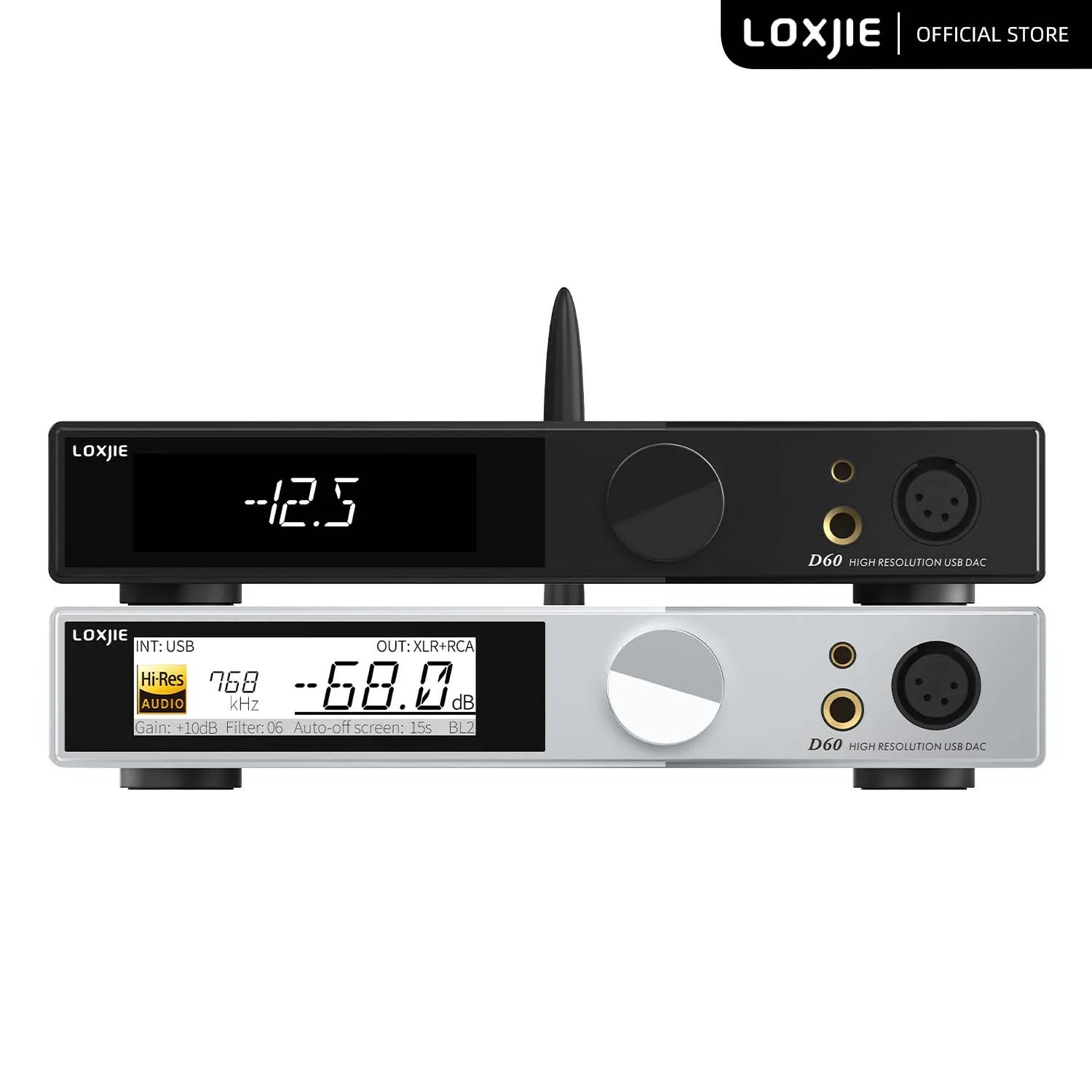 LOXJIE D60 Audio DAC & HP Amplifier ES9039MSPRO XU 316 DSD512