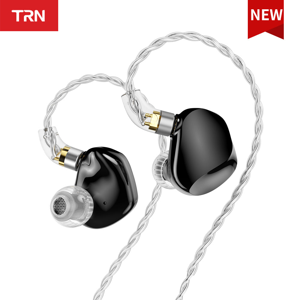 TRN VX Pro+ 1DD+8BA HiFi Earphones with Microphone 2Pin-Detachable Cable High-Resolution Audio Type-C