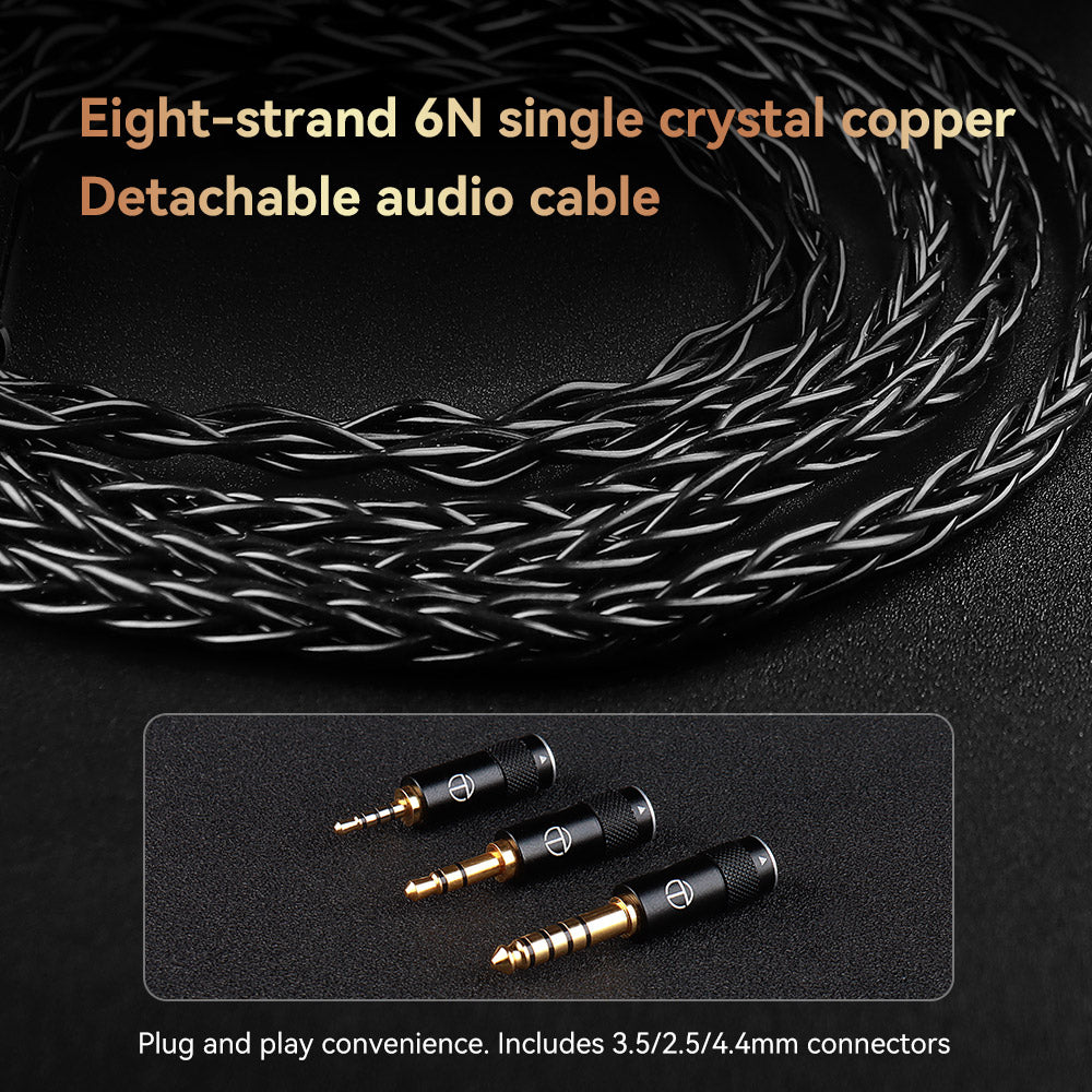 TRN BAX PRO Five-Unit Flagship 2BA+1DD+2EST Hybrid in-Ear Earphones