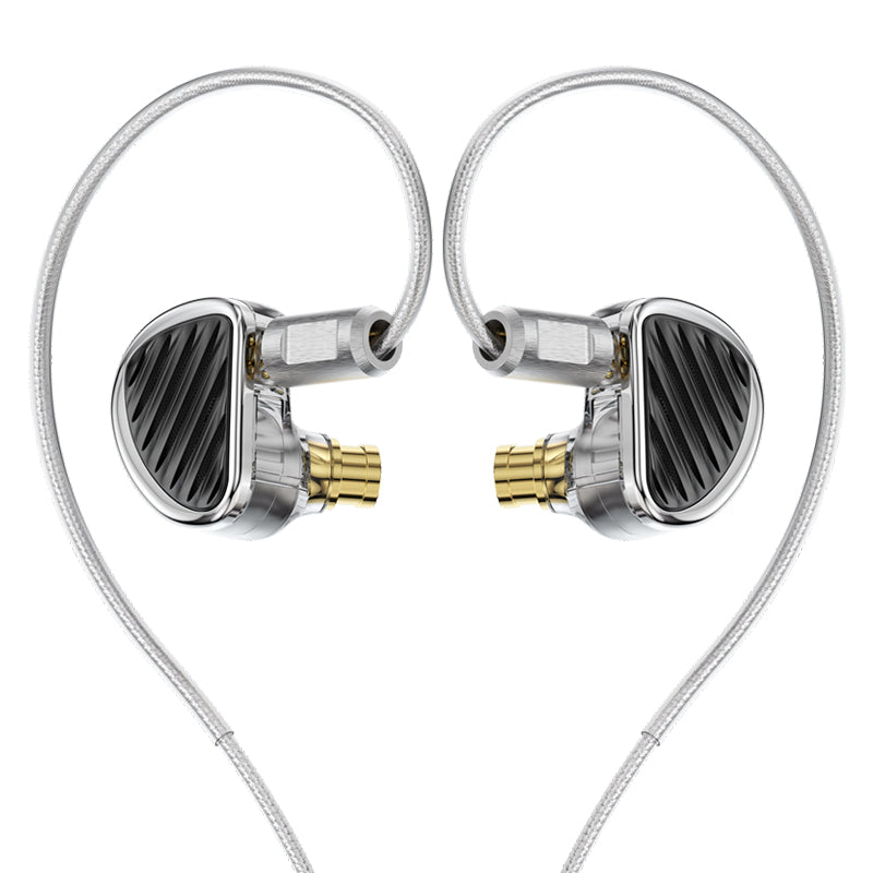 TRN Jaws in Ear Monitor Wired Headphones 3DD+4BA+1Planar Driver HiFi Earphones IEM Stereo Noise Isolating Earbuds 3.5mm Jack