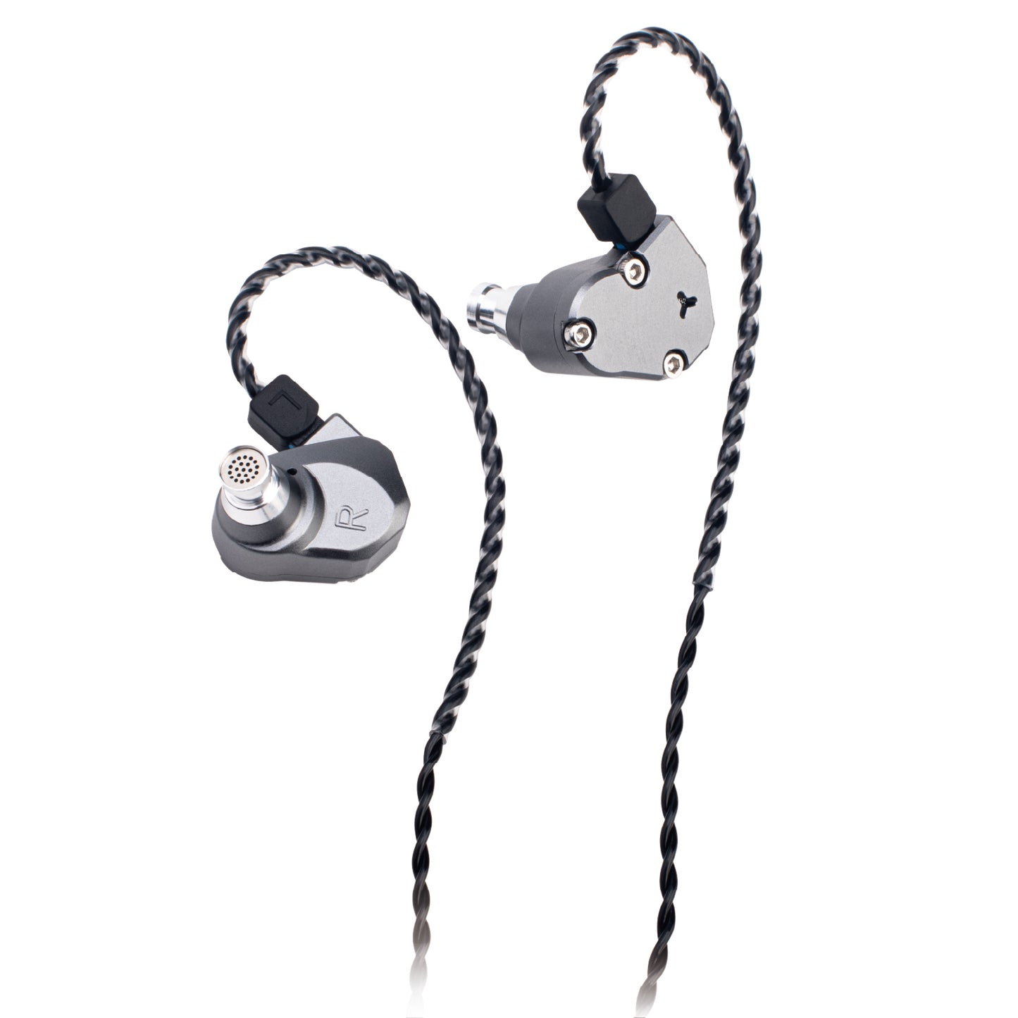 TINHIFI C2 Wired Earphones with Micorphone Mecha Style in Ear Monitors Dual Magnetic Circuit