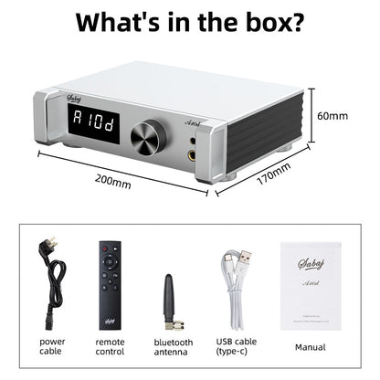Sabaj A10d 2022‘v Audio Desktop Dac ES9038Q2M*2 - Hifi-express