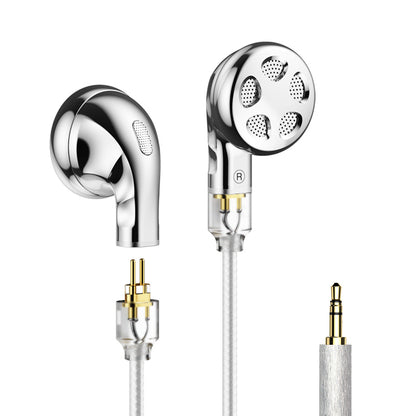 TRN Seahorse Pro 14.2mm Large Dynamic Driver Flat-Head Earbuds in-Ear Earphones with 0.78 2pin Replaceable Cable