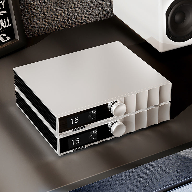 SMSL PA400|GaN 500W|Infineon GaN FET & TI PGA2311|Hi-Fi Stereo Amplifier