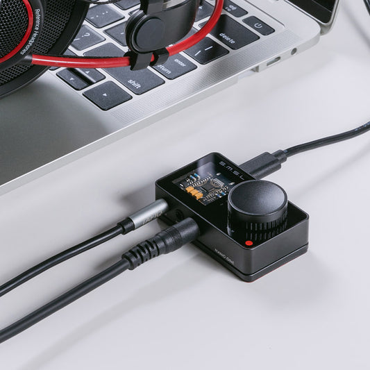 SMSL Nano ONE Game Headset-Optimized External Sound Card
