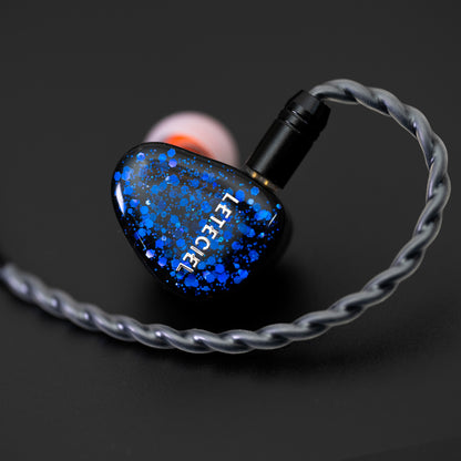 LETEClEL Shark Band Three Dynamic Coils 2D Gaming Headphones ACG Earbuds HlFl in-Ear Earphone