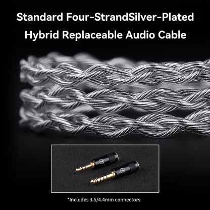 TRN White Tiger in Ear Monitor Earphones 2DD+1Planar IEM Headphones HiFi Wired Earbuds Gaming Hybrid Driver IEMs