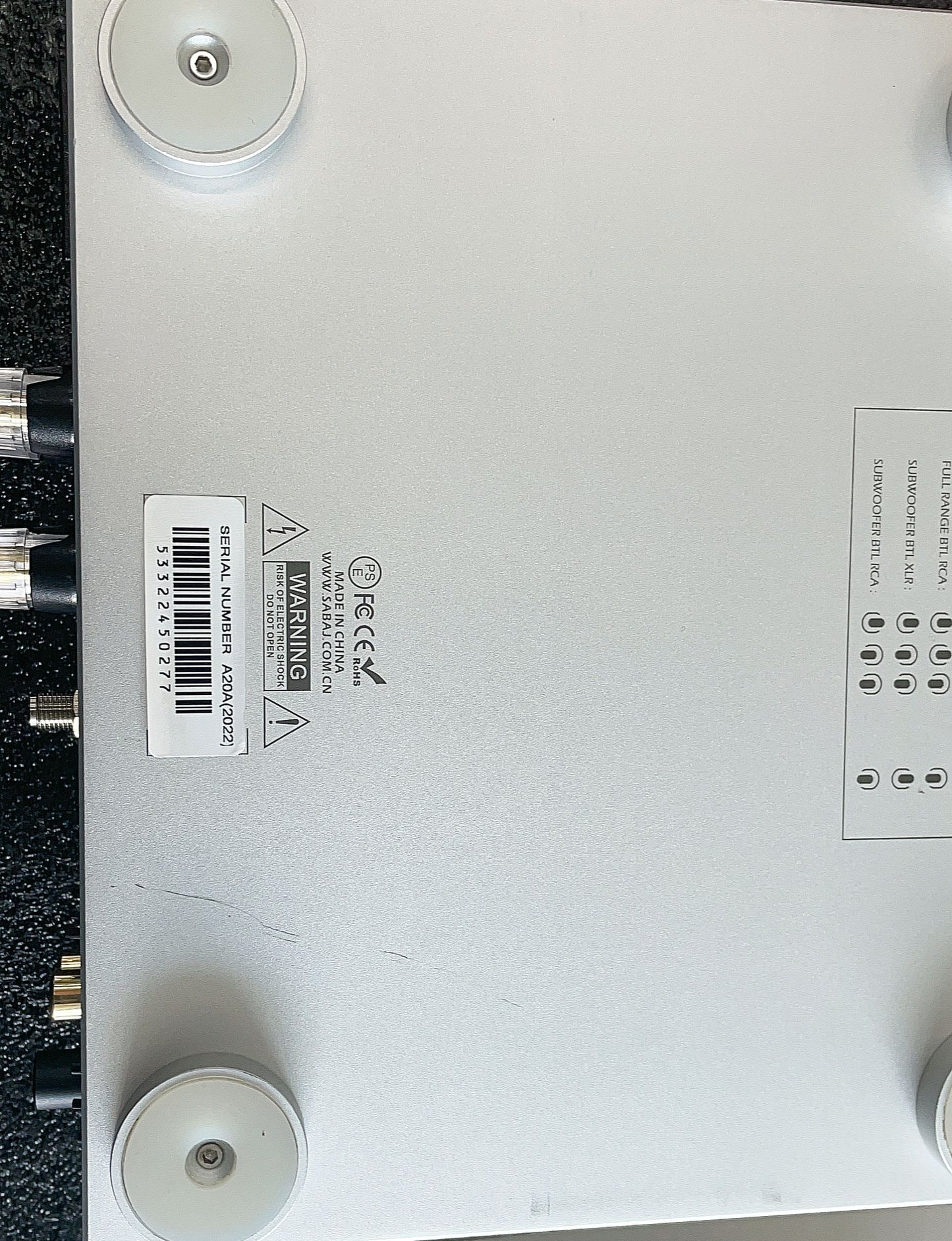 [Oferta de ligero daño estético] Sabaj AMP DAC 30%-50% DE DESCUENTO