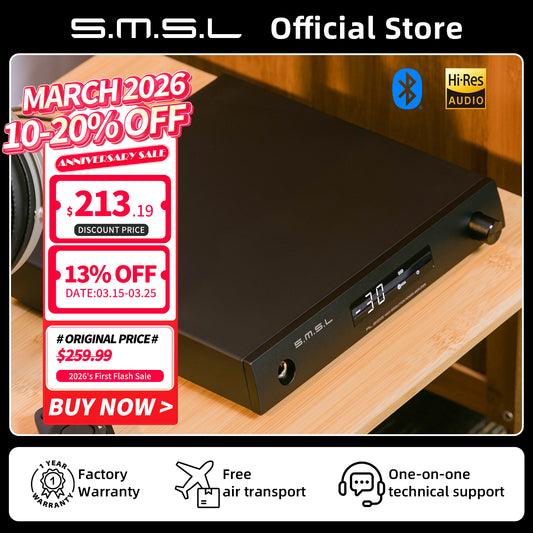 SMSL AL200 Intergrated Amplifier 165W*2 MA5332MS MQA-CD DSD256