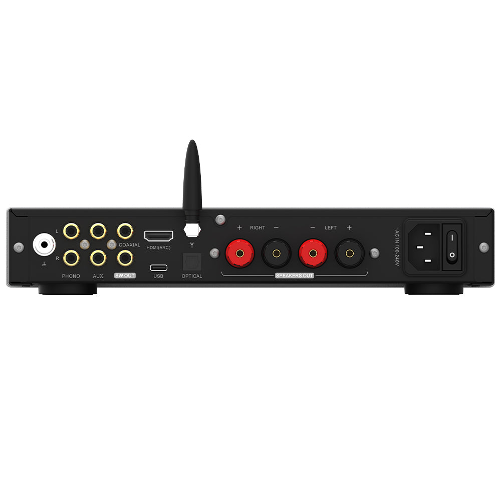SMSL AL400 All-in-One Power Amp HiFi 165Wx2 Bluetooth eARC Phono