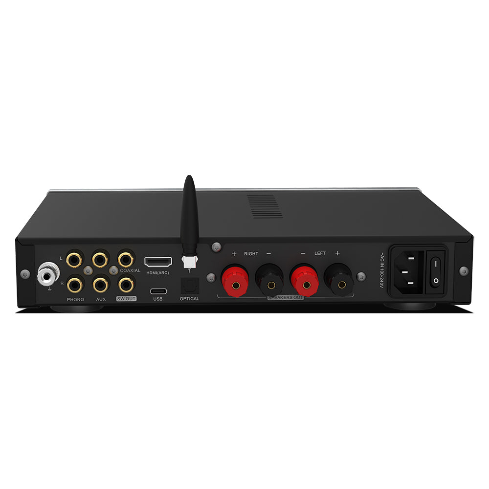 SMSL AL400 All-in-One Power Amp HiFi 165Wx2 Bluetooth eARC Phono