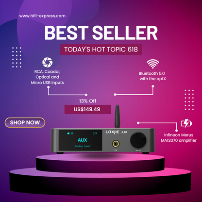 Loxjie A30 Class d amplifier Digital Power Amplifier [in stock] - Hifi-express