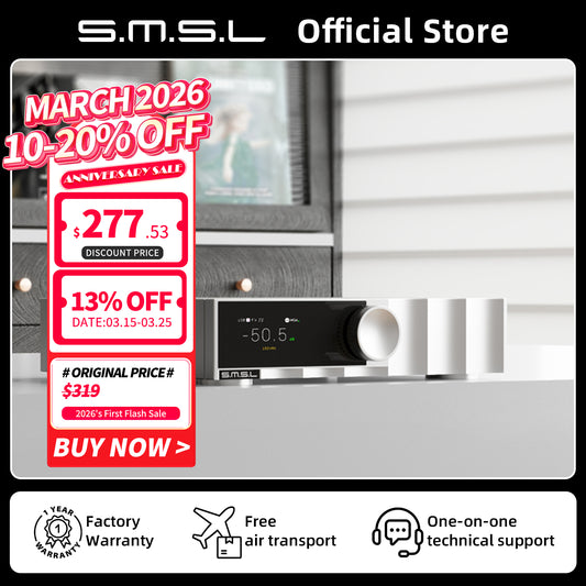 SMSL D200 BD34352EKV Hi-Fi Audio DAC XLR OUT CLOCK IN