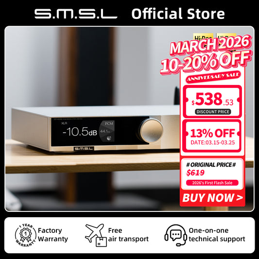 SMSL D400PRO AK4191AK4499EX MQA-CD Bluetooth Audio DAC