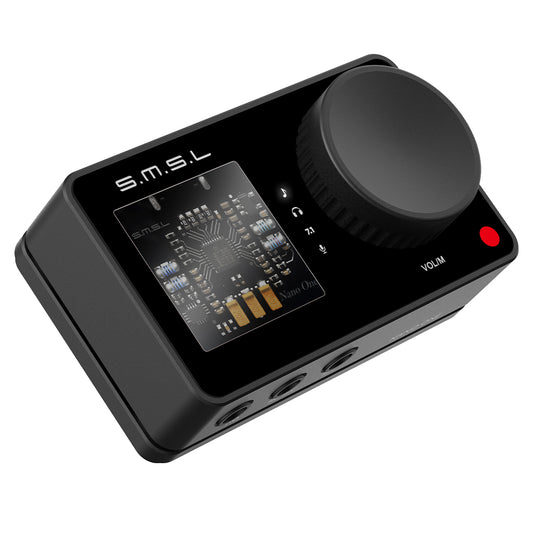 SMSL Nano ONE Game Headset-Optimized External Sound Card