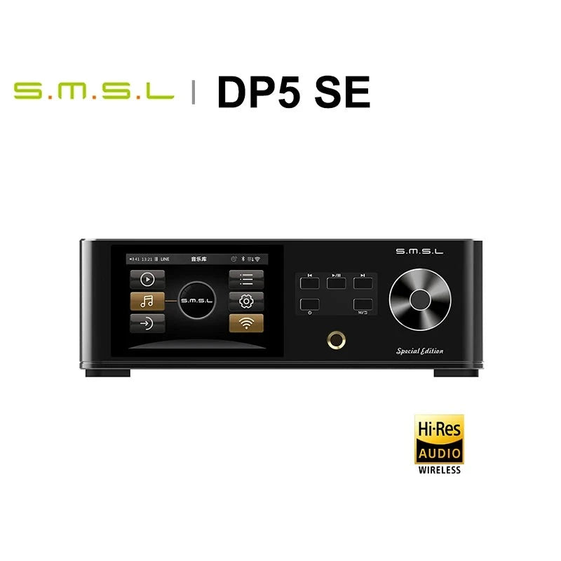 SMSL DP5 SE HIFI Network Music Player with ES9039Q2M DAC and Headphone Amplifier