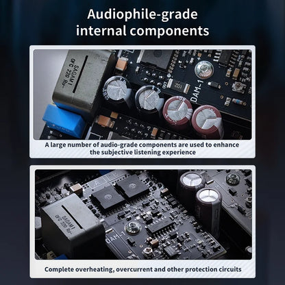 [Slight Cosmetic Damage offer]SMSL PA200 Gallium Nitride Power Amplifier XLR Mono Input Mode Stereo Pure Amplifier (Copy)