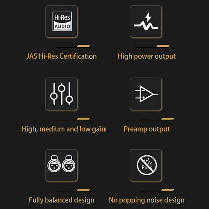 SMSL H400 Hi-Res Headphone Amplifier 1000mW/300Ω,550mW/600Ω Earphone AMP