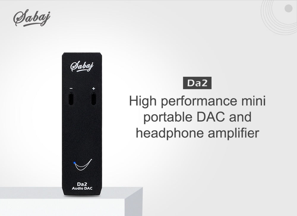 Sabaj Da2 Portable USB DAC with Headphone Amplifier - Hifi-express