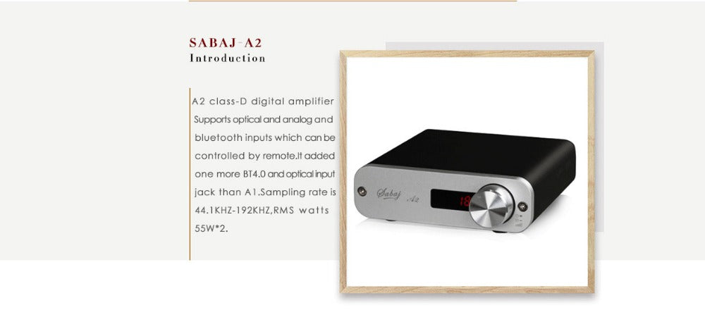 [Slightly defective Special offer]Sabaj Digital Bluetooth Amplifier A2 Portable Audio Amp Class D - Hifi-express