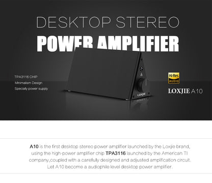 Loxjie A10 60W*2 Big Power Digital Class-D Power Amplifier - Hifi-express