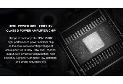 Loxjie A10 60W*2 Big Power Digital Class-D Power Amplifier - Hifi-express